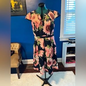 ModCloth Floral Print Dress, Size 12